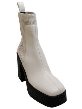 Stella McCartney Cream Skyla Platform Booties